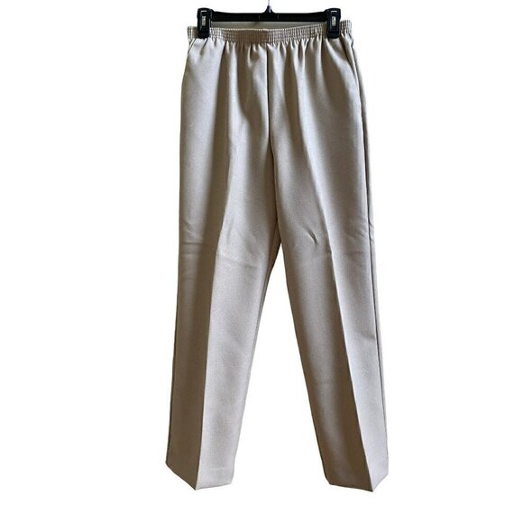 Alfred Dunner Classics Pants Textured Nantucket - Picture 3 of 4